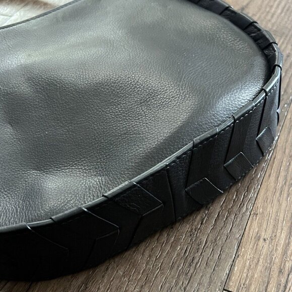 Lucky Brand Nidi Black Leather Crossbody Bag - Picture 9 of 9